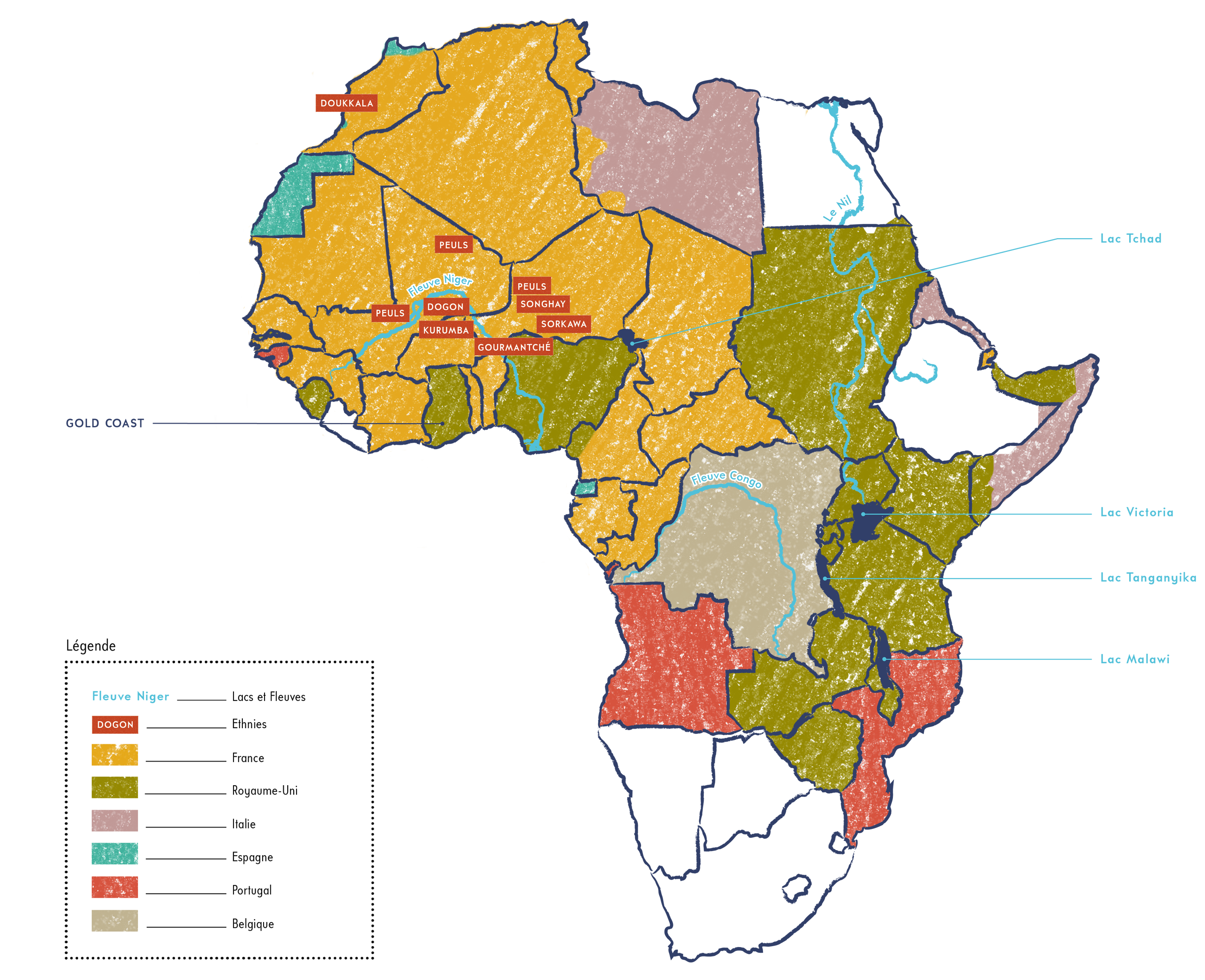 Possessions européennes en 1930